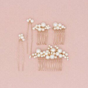 Pearl Wedding Hair Accessory Bridal Hair Pins Pearl Bridal Hair Accessory Weddin